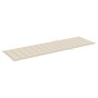 Tumbona de jardín con cojín madera maciza de acacia de , Tumbonas - Ref: Foro24-3061332, Precio: 210,08 €, Descuento: %