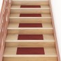 Alfombrilla autoadhesiva escalera 15 uds rojo 60x25 cm de , Alfombrillas para escalones - Ref: Foro24-326916, Precio: 32,74 €...