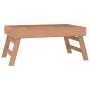 Bandeja plegable madera maciza de teca 55x35x25 cm de , Bandejas - Ref: Foro24-340762, Precio: 37,43 €, Descuento: %