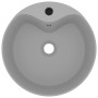Lavabo lujoso con rebosadero cerámica gris claro mate 36x13 cm de vidaXL, Lavabos - Ref: Foro24-147037, Precio: 73,91 €, Desc...