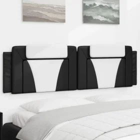 Gepolstertes Bettkopfteil Kunstleder schwarz weiß 180 cm von , Kopf- und Fußteile - Ref: Foro24-374809, Preis: 55,85 €, Rabat...