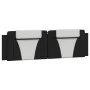 Gepolstertes Bettkopfteil Kunstleder schwarz weiß 180 cm von , Kopf- und Fußteile - Ref: Foro24-374809, Preis: 55,85 €, Rabat...