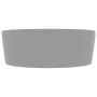 Luxurious washbasin with matte light gray ceramic overflow 36x13 cm by vidaXL, Sinks - Ref: Foro24-147037, Price: 72,54 €, Di...