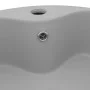 Luxurious washbasin with matte light gray ceramic overflow 36x13 cm by vidaXL, Sinks - Ref: Foro24-147037, Price: 72,54 €, Di...