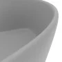 Luxurious washbasin with matte light gray ceramic overflow 36x13 cm by vidaXL, Sinks - Ref: Foro24-147037, Price: 72,54 €, Di...