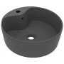 Luxurious sink with matte dark gray ceramic overflow 36x13 cm by vidaXL, Sinks - Ref: Foro24-147038, Price: 59,67 €, Discount: %