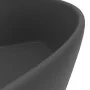 Luxurious sink with matte dark gray ceramic overflow 36x13 cm by vidaXL, Sinks - Ref: Foro24-147038, Price: 59,67 €, Discount: %