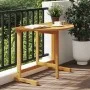Mesa de balcón plegable madera maciza de acacia 90x60x72 cm de , Mesas de jardín - Ref: Foro24-364896, Precio: 70,64 €, Descu...
