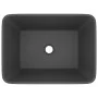 Matte dark gray ceramic luxury washbasin 41x30x12 cm by vidaXL, Sinks - Ref: Foro24-147049, Price: 61,20 €, Discount: %
