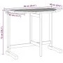 Mesa de balcón plegable madera maciza de acacia 90x60x72 cm de , Mesas de jardín - Ref: Foro24-364896, Precio: 70,64 €, Descu...