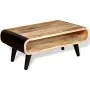 Mesa de centro de madera de mango rugosa 90x55x39 cm de , Mesas de centro - Ref: Foro24-244008, Precio: 222,53 €, Descuento: %
