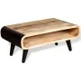 Mesa de centro de madera de mango rugosa 90x55x39 cm de , Mesas de centro - Ref: Foro24-244008, Precio: 222,53 €, Descuento: %