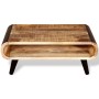 Mesa de centro de madera de mango rugosa 90x55x39 cm de , Mesas de centro - Ref: Foro24-244008, Precio: 226,86 €, Descuento: %