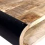 Mesa de centro de madera de mango rugosa 90x55x39 cm de , Mesas de centro - Ref: Foro24-244008, Precio: 222,53 €, Descuento: %