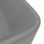 Lavabo de lujo cerámica gris claro mate 41x30x12 cm de vidaXL, Lavabos - Ref: Foro24-147048, Precio: 60,37 €, Descuento: %