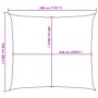 Toldo de vela poliéster oxford 100% arena 3x2,5 m de , Sombrillas - Ref: Foro24-4000565, Precio: 33,76 €, Descuento: %