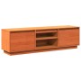Mueble de TV madera maciza de pino marrón cera 140x35x40 cm de , Muebles TV - Ref: Foro24-847131, Precio: 124,07 €, Descuento: %