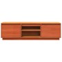 Mueble de TV madera maciza de pino marrón cera 140x35x40 cm de , Muebles TV - Ref: Foro24-847131, Precio: 124,07 €, Descuento: %