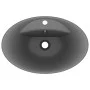 Luxuriöses Waschbecken mit dunkelgrauem Keramiküberlauf 58,5 x 39 cm von vidaXL, Sinkt - Ref: Foro24-146939, Preis: 88,45 €, ...