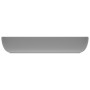 Lavabo de lujo de cerámica rectangular gris claro mate 71x38 cm de vidaXL, Lavabos - Ref: Foro24-146960, Precio: 83,08 €, Des...