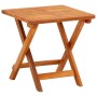 Tumbona de jardín con mesa y cojín madera maciza de acacia de , Tumbonas - Ref: Foro24-3061620, Precio: 232,88 €, Descuento: %