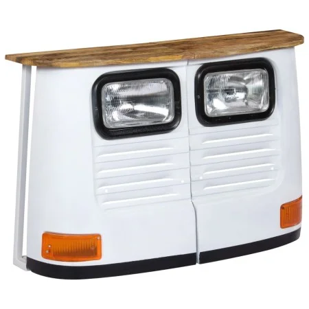 Aparador con forma de camión madera maciza de mango blanco de , Aparadores - Ref: Foro24-246243, Precio: 255,89 €, Descuento: %