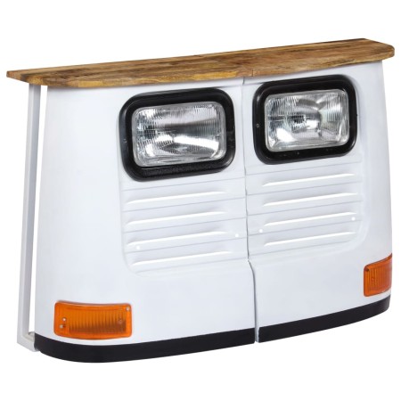 Aparador con forma de camión madera maciza de mango blanco de , Aparadores - Ref: Foro24-246243, Precio: 270,16 €, Descuento: %