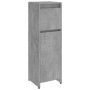 Armario de baño contrachapada gris hormigón 30x30x95 cm de vidaXL, Muebles de baño - Ref: Foro24-802664, Precio: 50,58 €, Des...