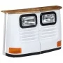 Aparador con forma de camión madera maciza de mango blanco de , Aparadores - Ref: Foro24-246243, Precio: 255,89 €, Descuento: %
