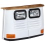 Aparador con forma de camión madera maciza de mango blanco de , Aparadores - Ref: Foro24-246243, Precio: 270,16 €, Descuento: %