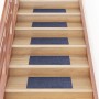 Alfombrilla autoadhesiva escalera 15 uds gris azul 60x25 cm de , Alfombrillas para escalones - Ref: Foro24-326917, Precio: 35...