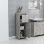 Armario de baño contrachapada gris hormigón 30x30x95 cm de vidaXL, Muebles de baño - Ref: Foro24-802664, Precio: 50,58 €, Des...