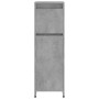 Armario de baño contrachapada gris hormigón 30x30x95 cm de vidaXL, Muebles de baño - Ref: Foro24-802664, Precio: 50,58 €, Des...