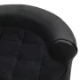 Sofá para perros felpa y cuero sintético negro 48x48x32 cm de vidaXL, Camas para perros - Ref: Foro24-170957, Precio: 92,47 €...