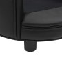 Sofá para perros felpa y cuero sintético negro 48x48x32 cm de vidaXL, Camas para perros - Ref: Foro24-170957, Precio: 94,37 €...