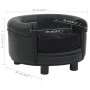 Sofá para perros felpa y cuero sintético negro 48x48x32 cm de vidaXL, Camas para perros - Ref: Foro24-170957, Precio: 94,37 €...