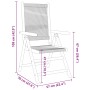 Sillas de jardín reclinables 6 uds madera maciza acacia beige de , Sillas de jardín - Ref: Foro24-3214536, Precio: 506,36 €, ...
