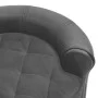 Sofá para perros felpa y cuero sintético gris 48x48x32 cm de vidaXL, Camas para perros - Ref: Foro24-170956, Precio: 83,94 €,...