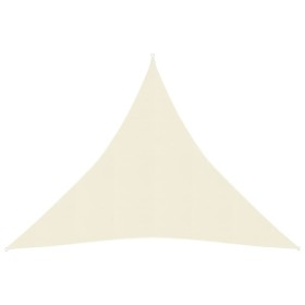 Toldo de vela HDPE crema 160 g/m² 6x6x6 m de , Sombrillas - Ref: Foro24-311212, Precio: 43,31 €, Descuento: %