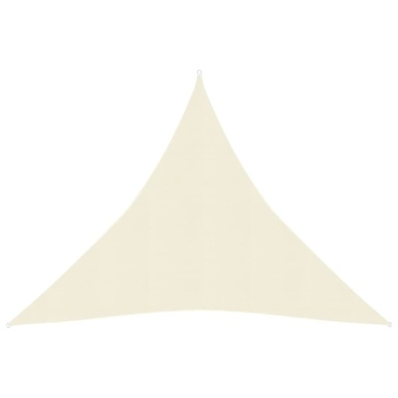 Toldo de vela HDPE crema 160 g/m² 6x6x6 m de , Sombrillas - Ref: Foro24-311212, Precio: 43,31 €, Descuento: %