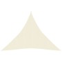 Toldo de vela HDPE crema 160 g/m² 6x6x6 m de , Sombrillas - Ref: Foro24-311212, Precio: 43,31 €, Descuento: %