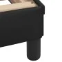 Bed frame with synthetic leather headboard black 180x200cm by , Beds and slatted bases - Ref: Foro24-3208110, Price: 235,56 €...