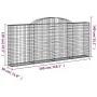 Cestas gaviones 3 uds forma de arco hierro 300x30x120/140 cm de , Maceteros y jardineras - Ref: Foro24-3146540, Precio: 398,8...