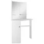 Mesa tocador de maquillaje de esquina blanca de vidaXL, Tocadores para dormitorios - Ref: Foro24-288451, Precio: 151,86 €, De...