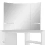Mesa tocador de maquillaje de esquina blanca de vidaXL, Tocadores para dormitorios - Ref: Foro24-288451, Precio: 151,86 €, De...