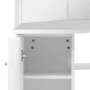 Mesa tocador de maquillaje de esquina blanca de vidaXL, Tocadores para dormitorios - Ref: Foro24-288451, Precio: 151,86 €, De...