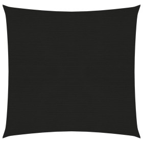 Toldo de vela negro HDPE 160 g/m² 6x6 m de , Sombrillas - Ref: Foro24-311719, Precio: 67,42 €, Descuento: %