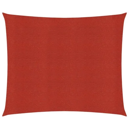 Toldo de vela rojo HDPE 160 g/m² 2,5x2,5 m de , Sombrillas - Ref: Foro24-311603, Precio: 23,18 €, Descuento: %