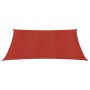 Toldo de vela rojo HDPE 160 g/m² 2,5x2,5 m de , Sombrillas - Ref: Foro24-311603, Precio: 20,63 €, Descuento: %