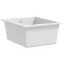 Küchenspüle mit Überlauf aus weißem Granit von vidaXL, Sinkt - Ref: Foro24-147076, Preis: 168,52 €, Rabatt: %
